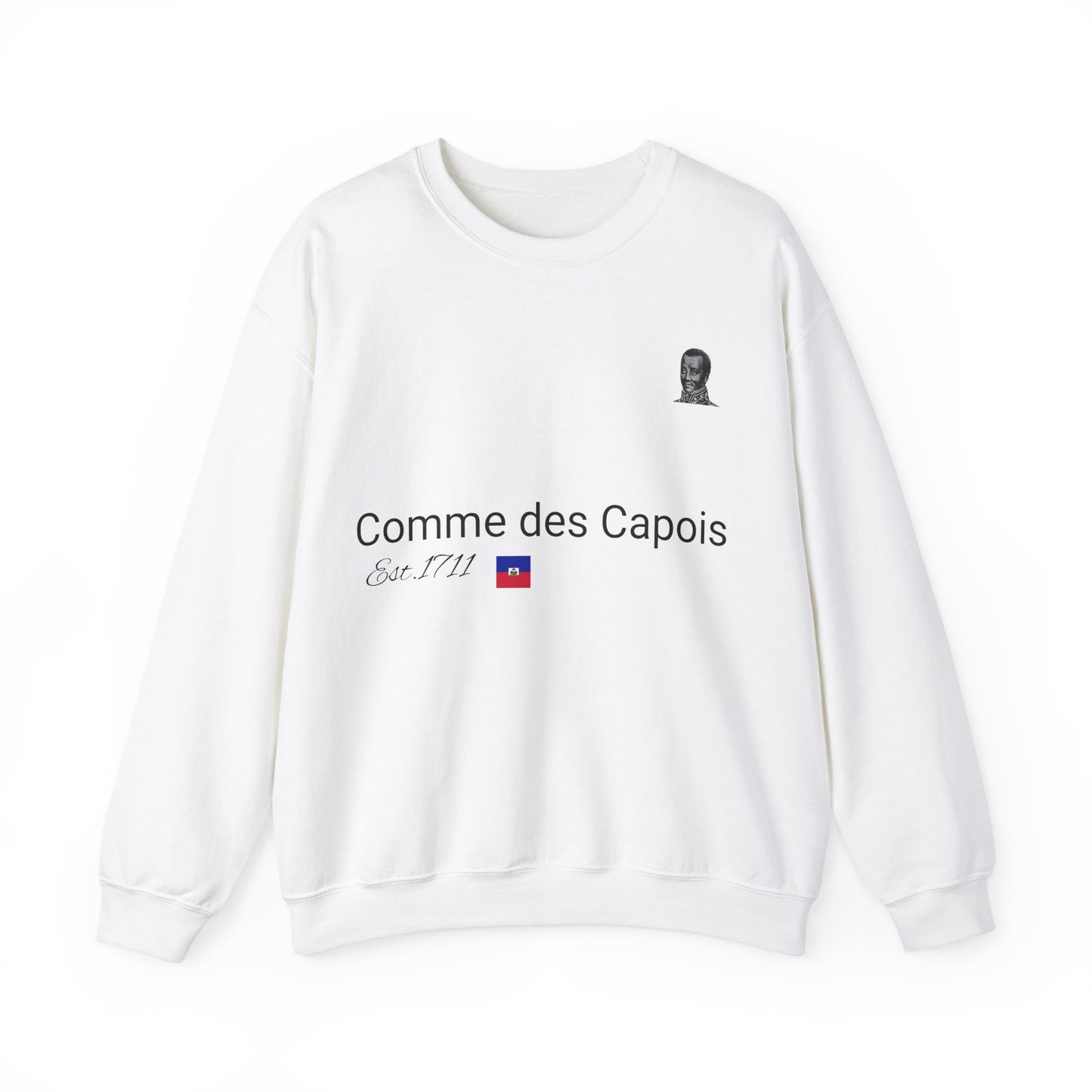 Comme Des Capois Crewneck Sweatshirt- Haitian Cities by Diaspora Goodies
