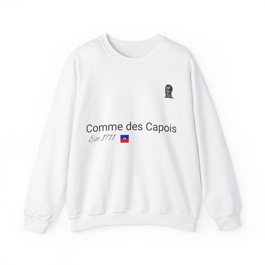 Comme Des Capois Crewneck Sweatshirt- Haitian Cities by Diaspora Goodies