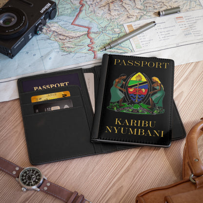 Tanzania Coat of Arms Passport Cover
