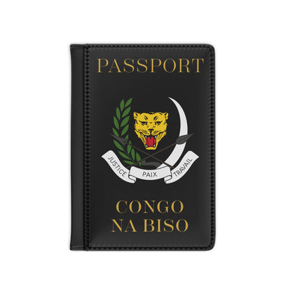 Democratic Republic of Congo Coat of Arms Passport Cover