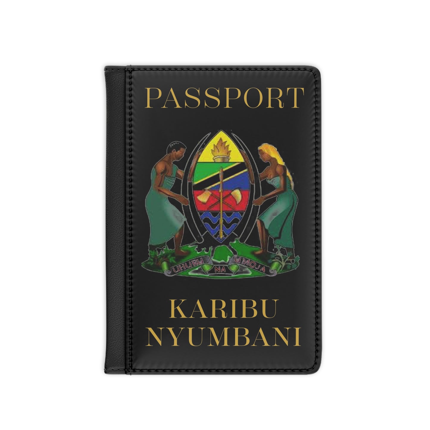 Tanzania Coat of Arms Passport Cover