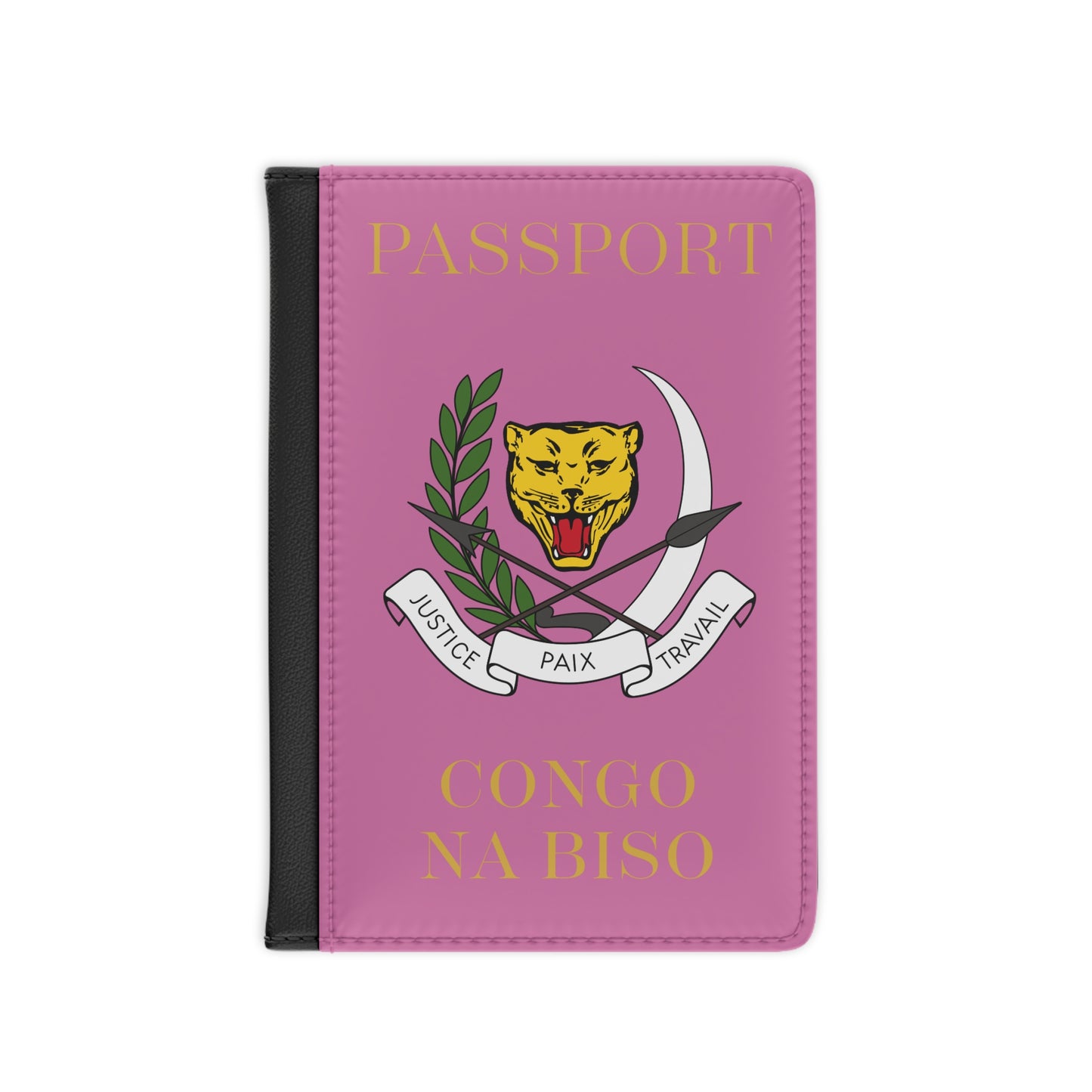 Democratic Republic of Congo Coat of Arms Passport Cover