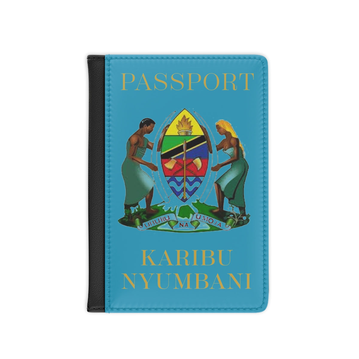 Tanzania Coat of Arms Passport Cover