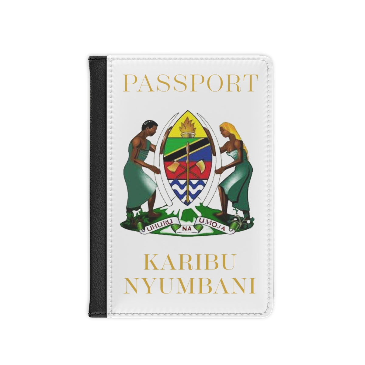 Tanzania Coat of Arms Passport Cover