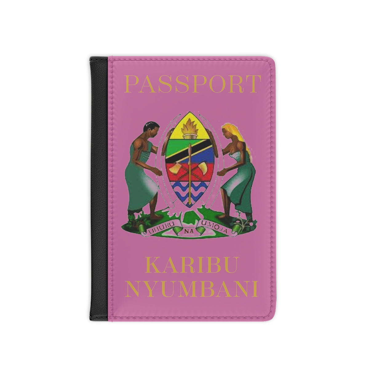 Tanzania Coat of Arms Passport Cover
